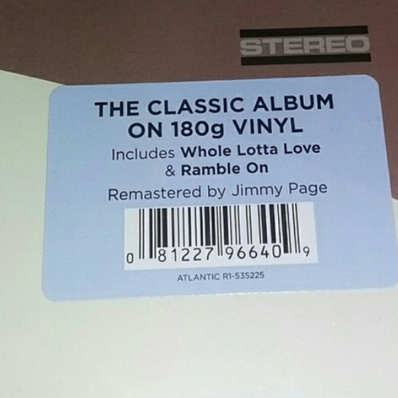 New 2014 Led Zeppelin II 180g Vinyl Record Vinyl - Picture 3 of 4